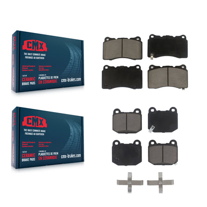 [Avant + Arrière] Kit de plaquette (céramique) de frein pour Subaru Impreza Mitsubishi Lancer WRX STI BRZ Toyota 86 KCX-100109