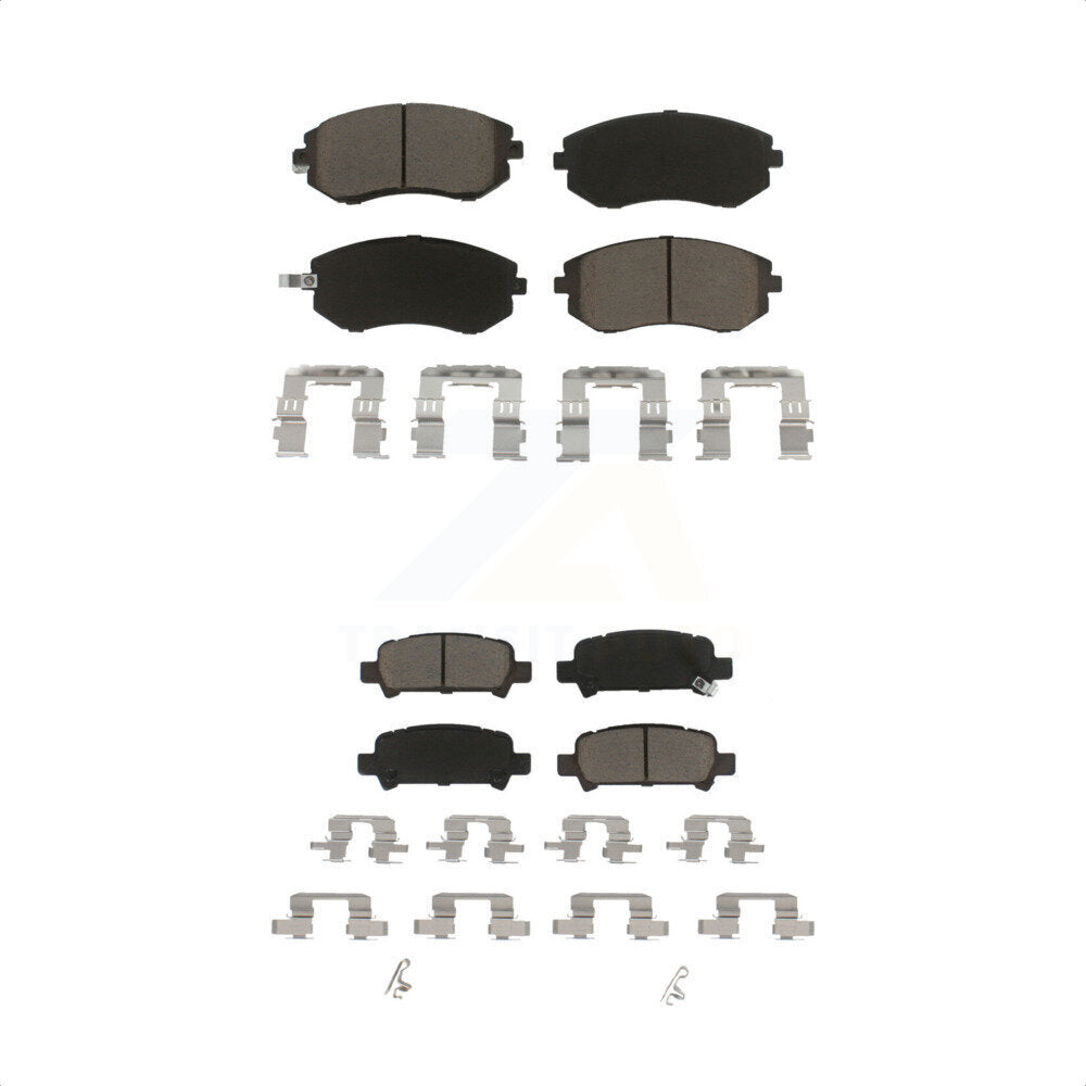 [Avant + Arrière] Kit de plaquette (céramique) de frein pour Subaru Outback Impreza Forester Legacy Baja KCX-100110 par CMX