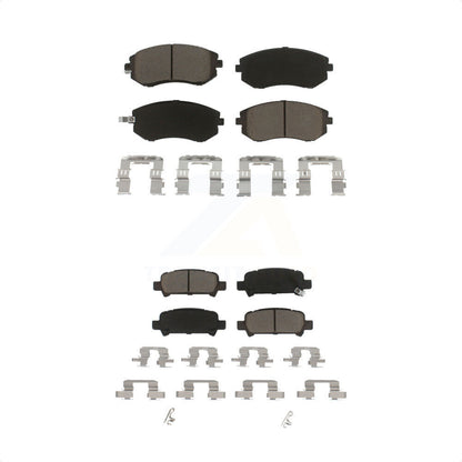 [Avant + Arrière] Kit de plaquette (céramique) de frein pour Subaru Outback Impreza Forester Legacy Baja KCX-100110 par CMX