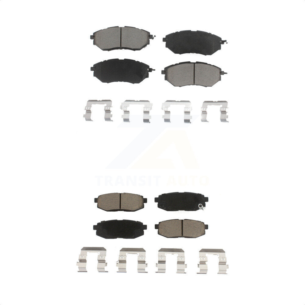 [Avant + Arrière] Kit de plaquette (céramique) de frein pour Subaru Forester Outback Legacy Tribeca B9 KCX-100111 par CMX