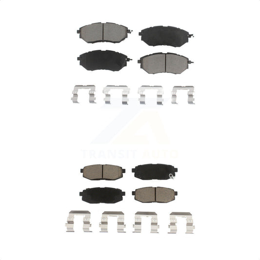 [Avant + Arrière] Kit de plaquette (céramique) de frein pour Subaru Forester Outback Legacy Tribeca B9 KCX-100111 par CMX