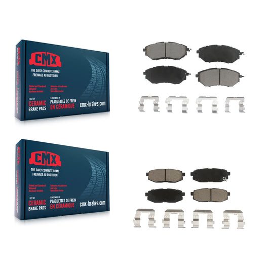 [Avant + Arrière] Kit de plaquette (céramique) de frein pour Subaru Forester Outback Legacy Tribeca B9 KCX-100111