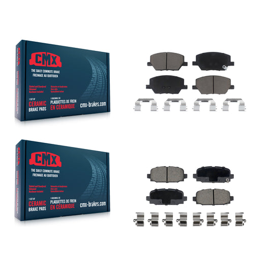 [Avant + Arrière] Kit de plaquette (céramique) de frein pour 2018-2022 Jeep Compass KCX-100115
