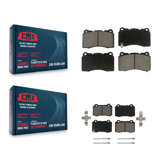 [Avant + Arrière] Kit de plaquette (céramique) de frein pour Tesla S Hyundai Genesis Coupe KCX-100117