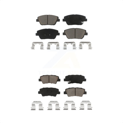 [Avant + Arrière] Kit de plaquette (céramique) de frein pour Kia Optima avec Electric Parking KCX-100120 par CMX