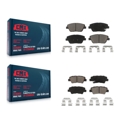 [Avant + Arrière] Kit de plaquette (céramique) de frein pour Kia Optima avec Electric Parking KCX-100120
