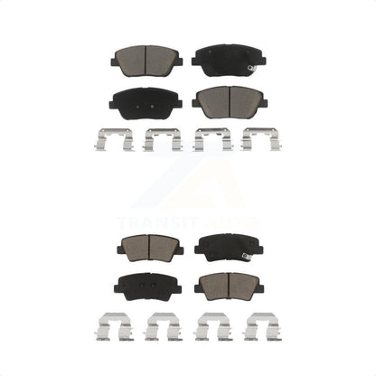[Avant + Arrière] Kit de plaquette (céramique) de frein pour Hyundai Sonata Kia Optima KCX-100121 par CMX
