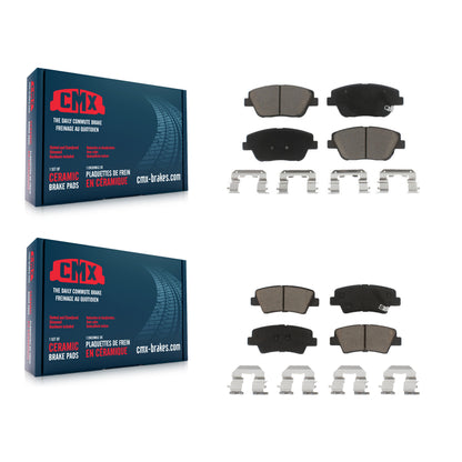 [Avant + Arrière] Kit de plaquette (céramique) de frein pour Hyundai Sonata Kia Optima KCX-100121