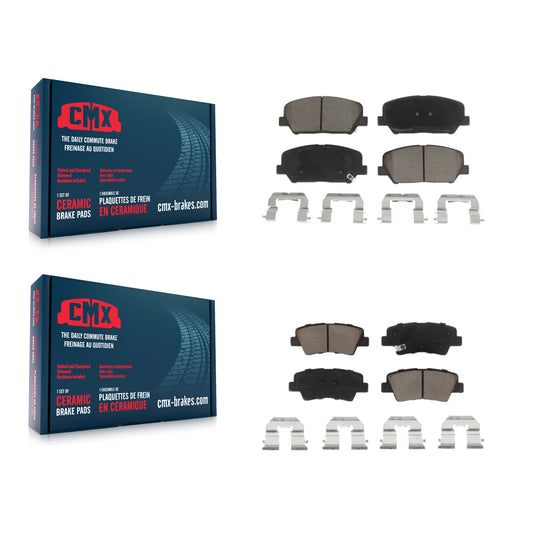 [Avant + Arrière] Kit de plaquette (céramique) de frein pour Kia Forte Forte5 Koup KCX-100122