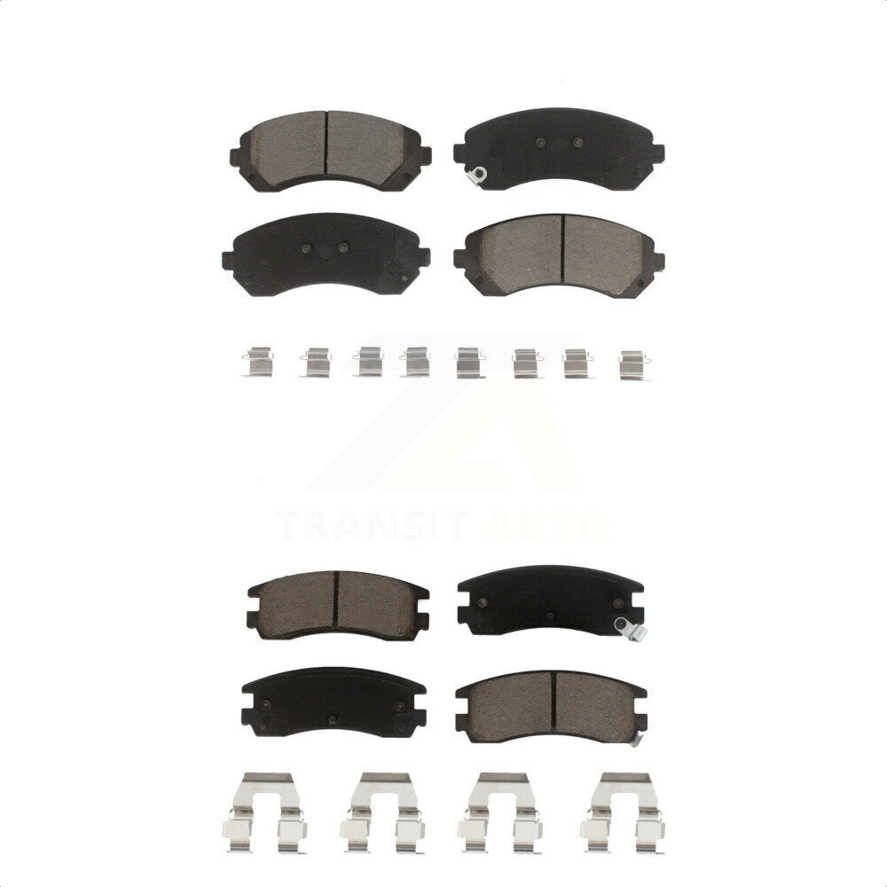 [Avant + Arrière] Kit de plaquette (céramique) de frein pour Buick Rendezvous Chevrolet Venture Pontiac Montana Aztek Oldsmobile Silhouette KCX-100123 par CMX