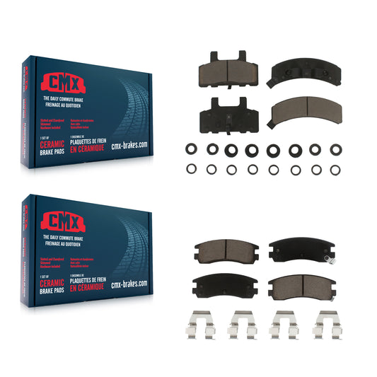 [Avant + Arrière] Kit de plaquette (céramique) de frein pour 1999 Cadillac DeVille Drum rear brakes KCX-100125