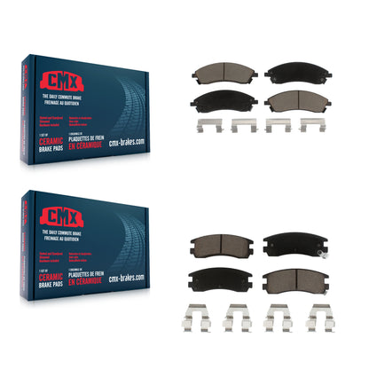 [Avant + Arrière] Kit de plaquette (céramique) de frein pour 2004 Pontiac Bonneville GXP KCX-100127
