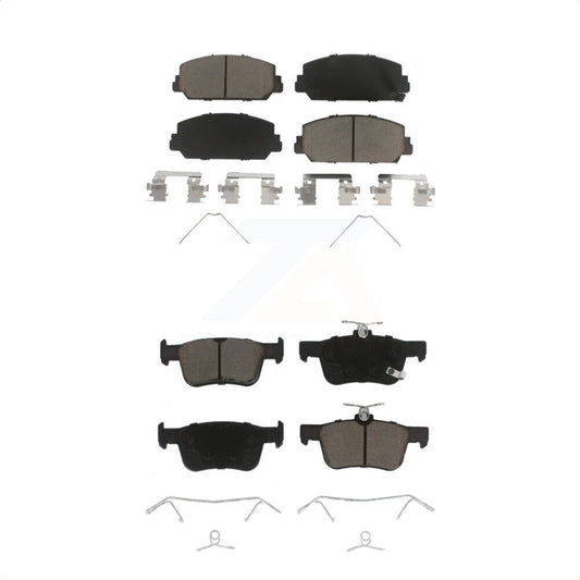 [Avant + Arrière] Kit de plaquette (céramique) de frein pour Honda Civic KCX-100128 par CMX