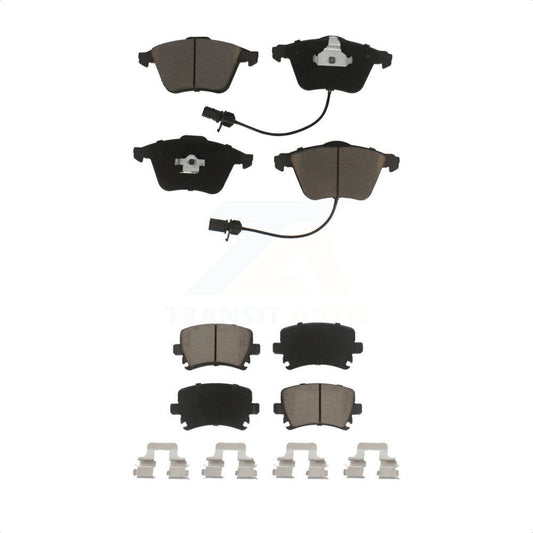 [Avant + Arrière] Kit de plaquette (céramique) de frein pour Volkswagen Audi Passat CC A4 Quattro A6 TT Golf R R32 KCX-100143 par CMX