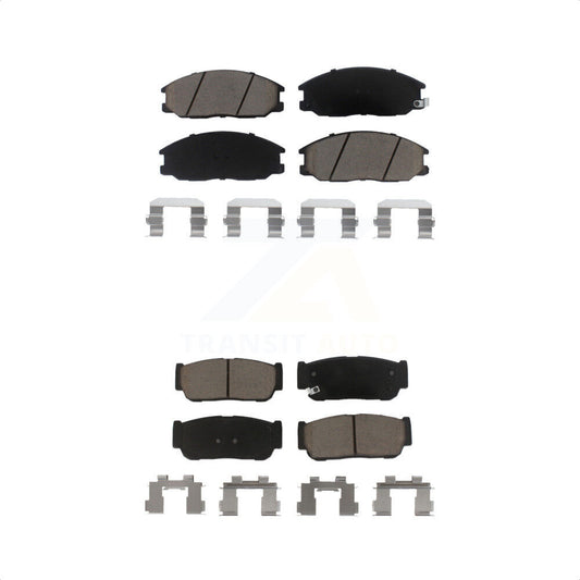 [Avant + Arrière] Kit de plaquette (céramique) de frein pour 2003-2009 Kia Sorento KCX-100145 par CMX