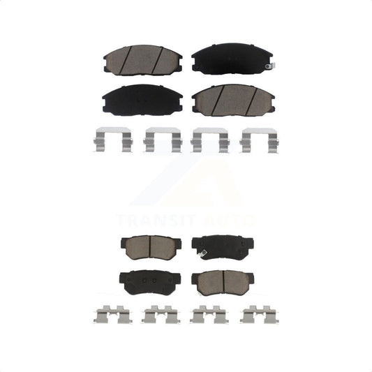 [Avant + Arrière] Kit de plaquette (céramique) de frein pour Hyundai Santa Fe XG350 Kia Amanti XG300 KCX-100146 par CMX