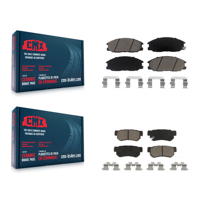[Avant + Arrière] Kit de plaquette (céramique) de frein pour Hyundai Santa Fe XG350 Kia Amanti XG300 KCX-100146