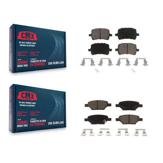 [Avant + Arrière] Kit de plaquette (céramique) de frein pour Chevrolet Malibu Pontiac G6 Cobalt Saturn Aura HHR G5 KCX-100149