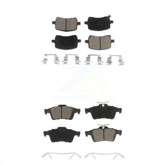 [Avant + Arrière] Kit de plaquette (céramique) de frein pour Pontiac Solstice Saturn Sky KCX-100150 par CMX