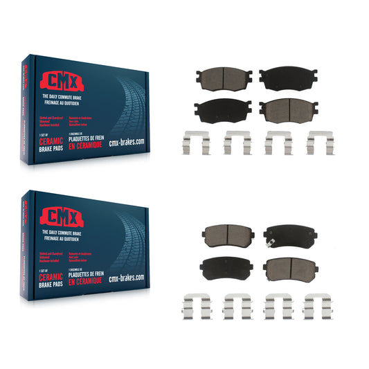 [Avant + Arrière] Kit de plaquette (céramique) de frein pour Hyundai Accent Kia Rio Rio5 KCX-100151