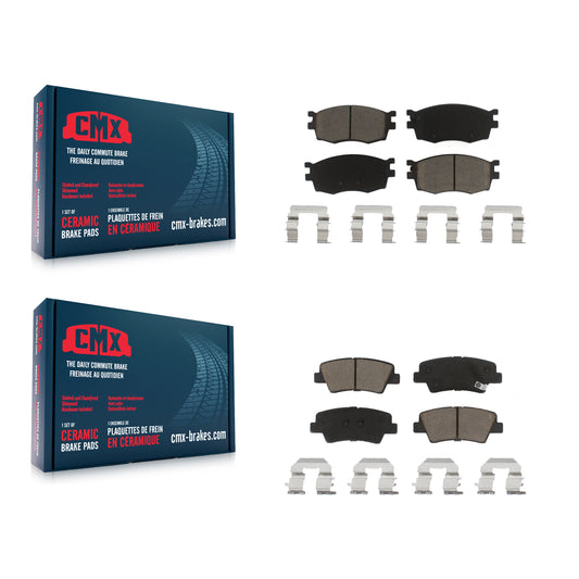 [Avant + Arrière] Kit de plaquette (céramique) de frein pour 2011 Hyundai Accent KCX-100152