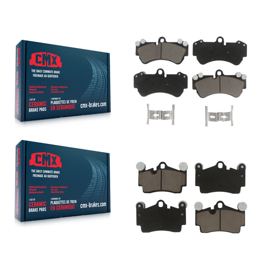 [Avant + Arrière] Kit de plaquette (céramique) de frein pour Porsche Cayenne Volkswagen Touareg avec 330mm Diameter Rotor KCX-100153