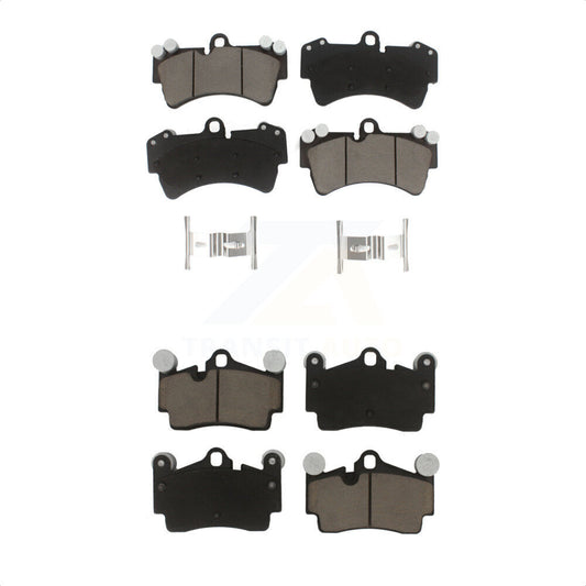 [Avant + Arrière] Kit de plaquette (céramique) de frein pour Audi Q7 Porsche Cayenne Volkswagen Touareg KCX-100155 par CMX