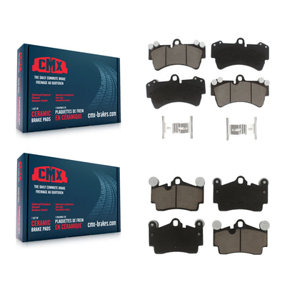 [Avant + Arrière] Kit de plaquette (céramique) de frein pour Audi Q7 Porsche Cayenne Volkswagen Touareg KCX-100155
