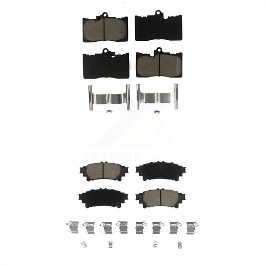 [Avant + Arrière] Kit de plaquette (céramique) de frein pour Lexus GS350 IS300 IS200t IS350 RC350 RC300 RC200t GS300 GS200t GS450h KCX-100161 par CMX
