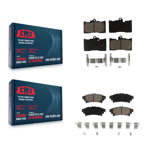[Avant + Arrière] Kit de plaquette (céramique) de frein pour Lexus GS350 IS300 IS200t IS350 RC350 RC300 RC200t GS300 GS200t GS450h KCX-100161