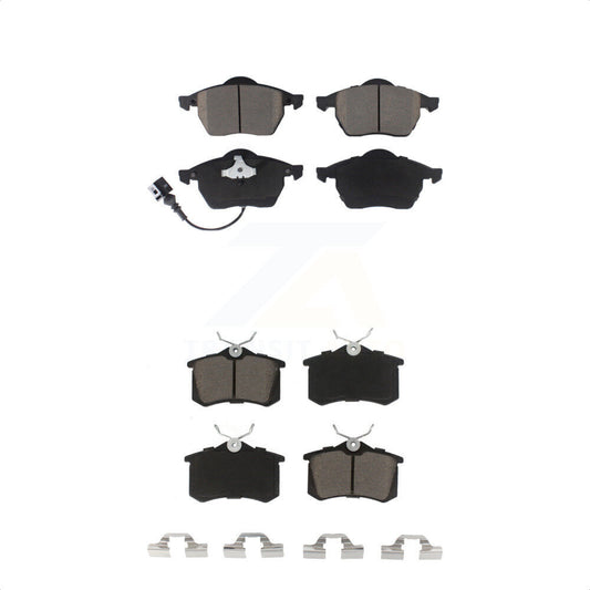 [Avant + Arrière] Kit de plaquette (céramique) de frein pour Volkswagen Jetta Beetle Golf Audi TT Quattro A6 KCX-100163 par CMX