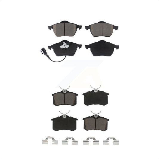 [Avant + Arrière] Kit de plaquette (céramique) de frein pour Volkswagen Beetle Jetta Golf Passat KCX-100164 par CMX