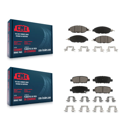 [Avant + Arrière] Kit de plaquette (céramique) de frein pour Nissan Pathfinder Murano INFINITI QX60 JX35 KCX-100178