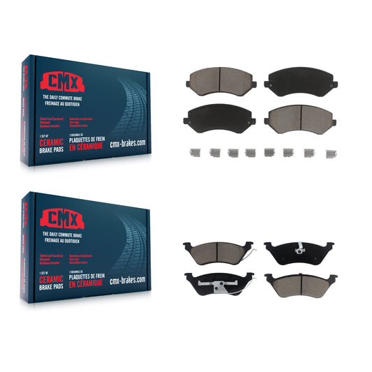 [Avant + Arrière] Kit de plaquette (céramique) de frein pour Dodge Grand Caravan Chrysler Town & Country Voyager KCX-100181