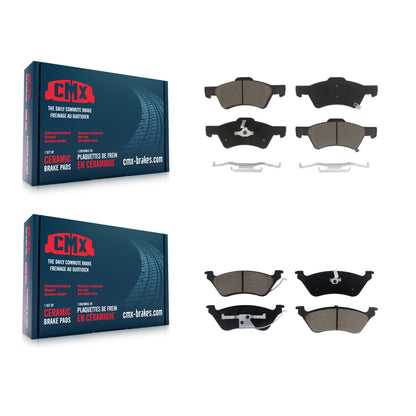 [Avant + Arrière] Kit de plaquette (céramique) de frein pour Dodge Grand Caravan Chrysler Town & Country Voyager KCX-100182