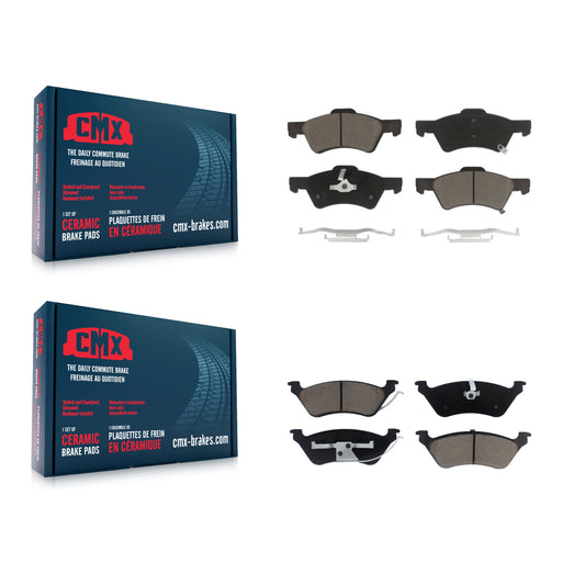 [Avant + Arrière] Kit de plaquette (céramique) de frein pour Dodge Grand Caravan Chrysler Town & Country Voyager KCX-100182