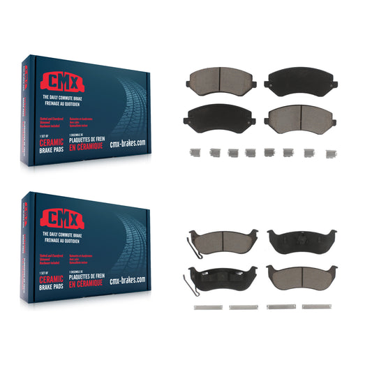 [Avant + Arrière] Kit de plaquette (céramique) de frein pour 2003-2007 Jeep Liberty KCX-100183