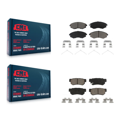 [Avant + Arrière] Kit de plaquette (céramique) de frein pour Hyundai Sonata Kia Optima Magentis KCX-100188