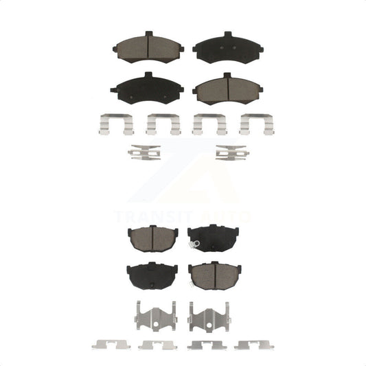 [Avant + Arrière] Kit de plaquette (céramique) de frein pour Hyundai Elantra Disc rear brakes KCX-100190 par CMX