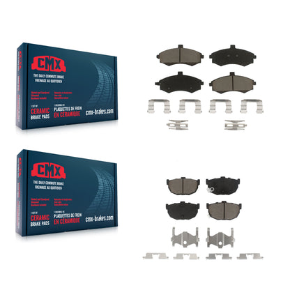 [Avant + Arrière] Kit de plaquette (céramique) de frein pour Hyundai Elantra Disc rear brakes KCX-100190