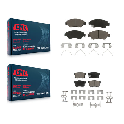 [Avant + Arrière] Kit de plaquette (céramique) de frein pour Honda Civic Acura RSX ILX CR-Z KCX-100205