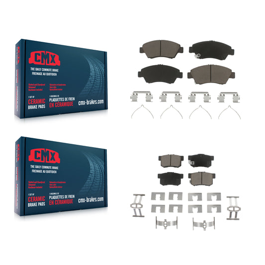 [Avant + Arrière] Kit de plaquette (céramique) de frein pour Honda Civic Acura RSX ILX CR-Z KCX-100205