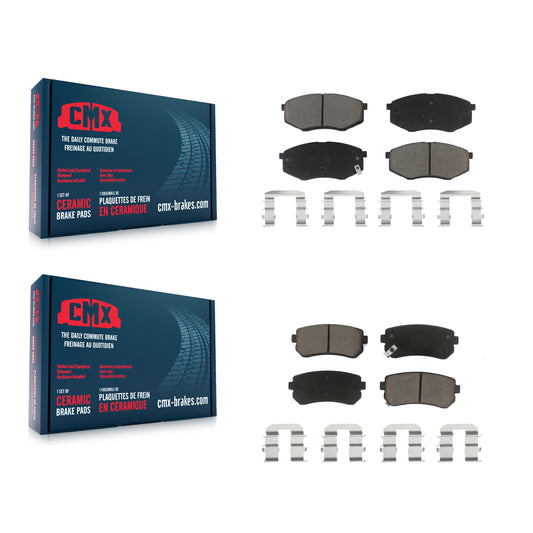 [Avant + Arrière] Kit de plaquette (céramique) de frein pour Hyundai Tucson Kia Sportage FWD KCX-100207