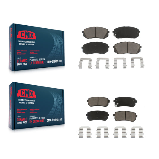 [Avant + Arrière] Kit de plaquette (céramique) de frein pour Hyundai Tucson Kia Sportage Cadenza KCX-100208