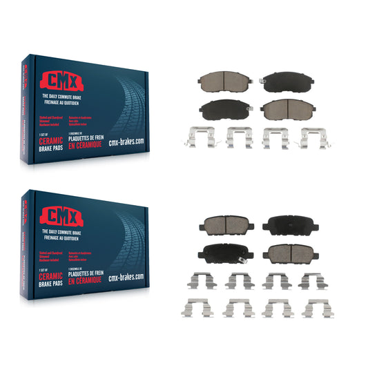 [Avant + Arrière] Kit de plaquette (céramique) de frein pour Nissan Altima Sentra Juke INFINITI G35 350Z KCX-100211