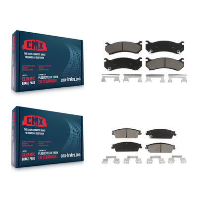 [Avant + Arrière] Kit de plaquette (céramique) de frein pour 2007 Chevrolet Silverado 1500 Disc rear brakes KCX-100225