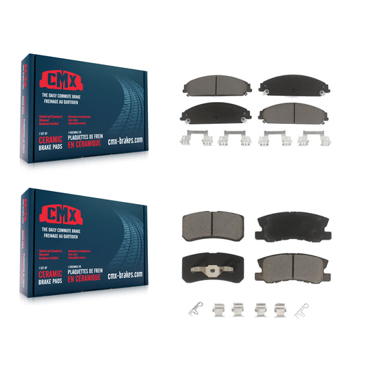 [Avant + Arrière] Kit de plaquette (céramique) de frein pour 2008-2009 Dodge Caliber SRT-4 KCX-100226