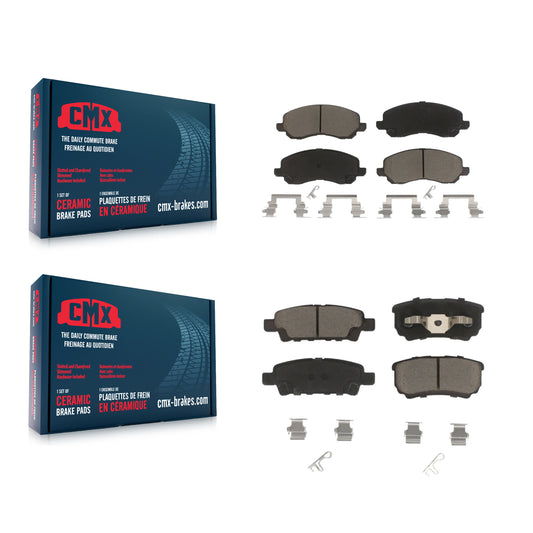 [Avant + Arrière] Kit de plaquette (céramique) de frein pour Jeep Patriot Dodge Compass Chrysler Caliber Avenger Mitsubishi Lancer Sebring 200 KCX-100227