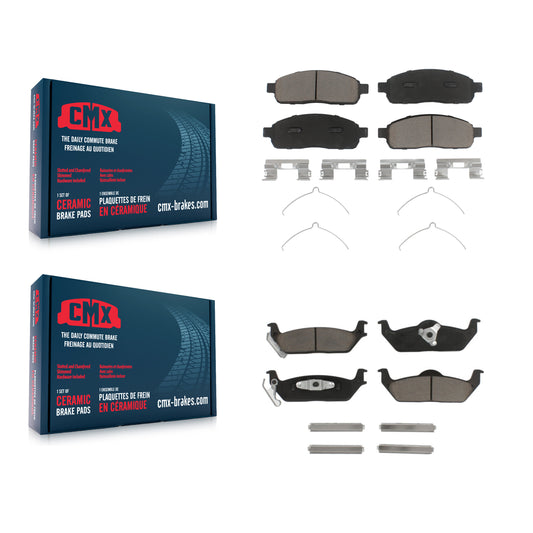 [Avant + Arrière] Kit de plaquette (céramique) de frein pour Ford F-150 Lincoln Mark LT KCX-100231