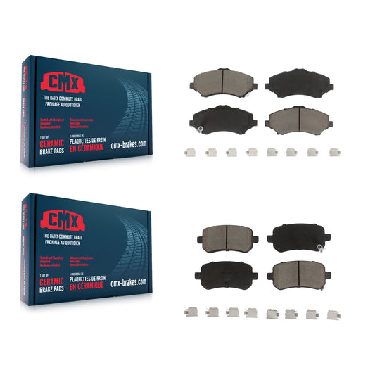 [Avant + Arrière] Kit de plaquette (céramique) de frein pour Dodge Grand Caravan Chrysler Town & Country Journey Volkswagen Routan Ram C/V KCX-100233